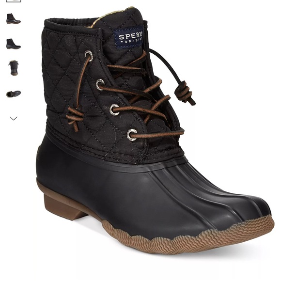 Sperry Saltwater Quilted Duck Booties - Picture 1 of 9